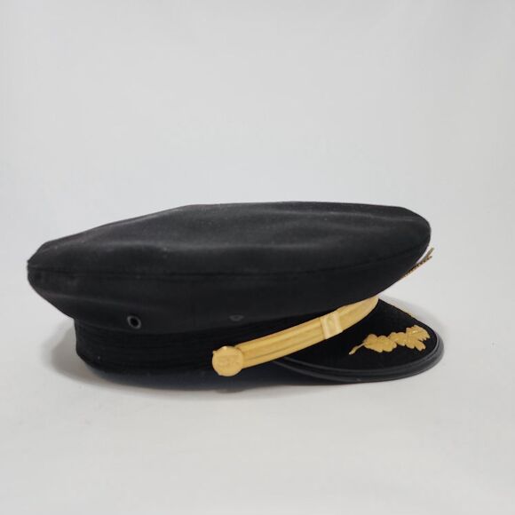 Vintage United Airlines Captain Pilot Hat Superior Uniform Co Chicago Size 7 1/4 - Picture 9 of 16